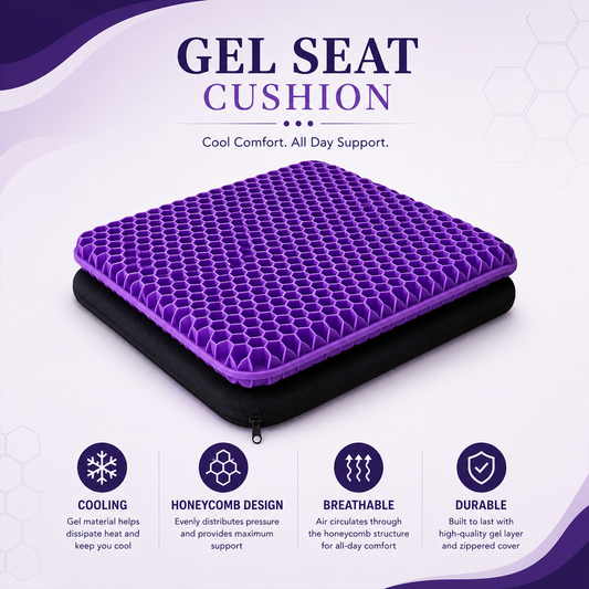 Ergonomic Silicone Seat Cushion