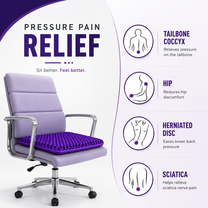 Ergonomic Silicone Seat Cushion